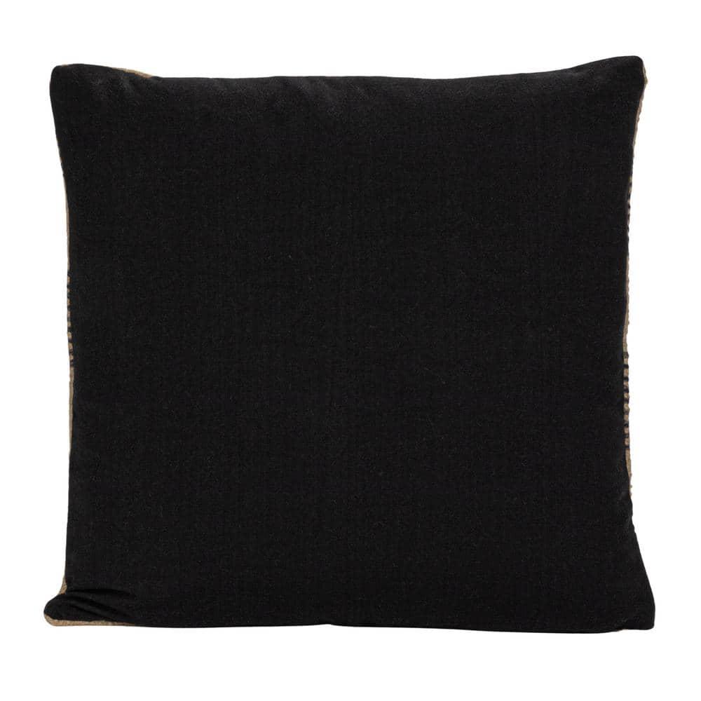 Secret Garden Checkered Reversible Throw Pillow