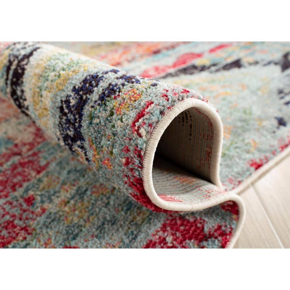 Monaco MNC222 Power Loomed Indoor Area Rug - Multi - 5'x5' - Safavieh