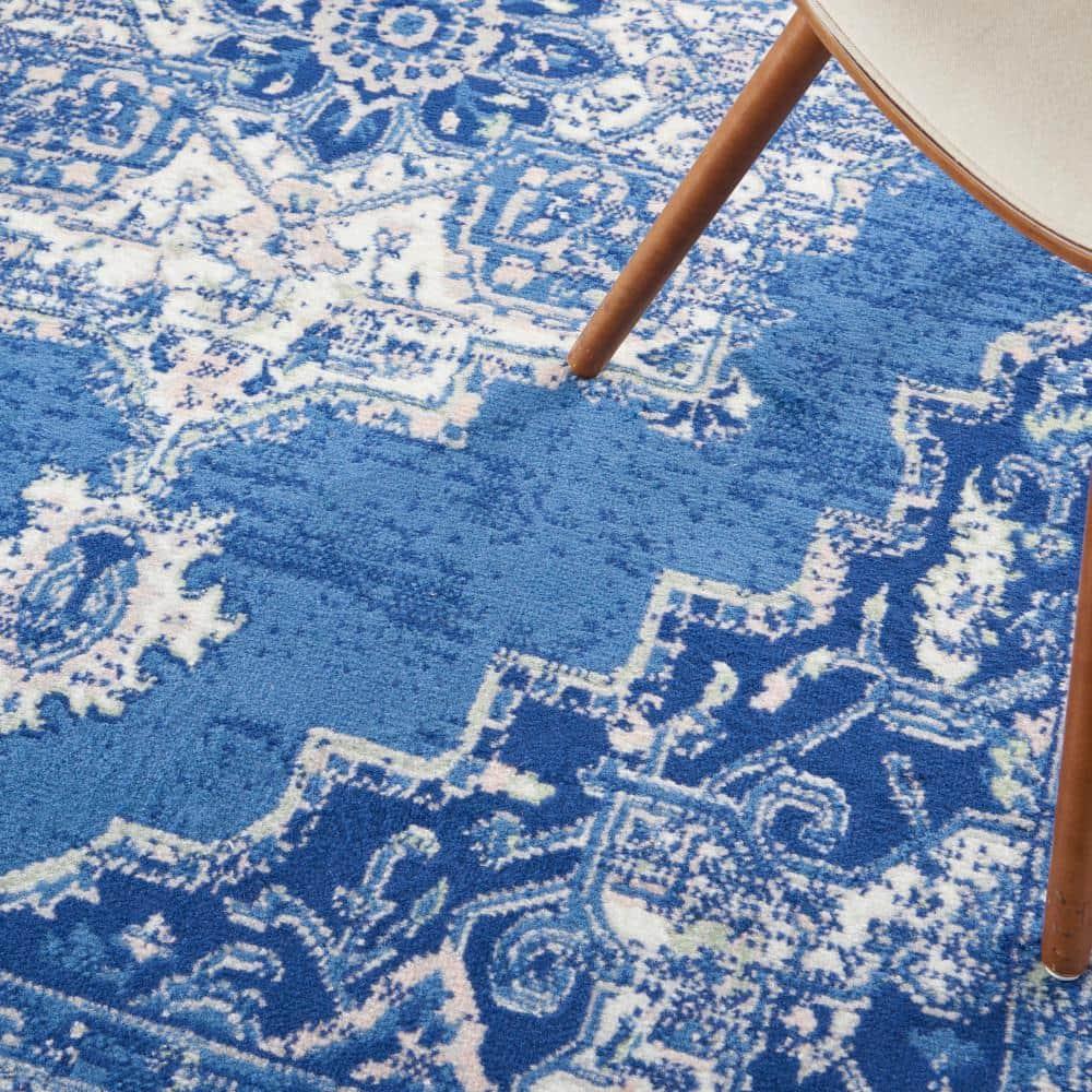 Nourison Whimsicle WHS03 Indoor only Area Rug - Navy 6' x 9'