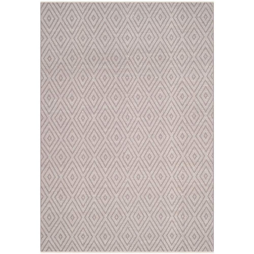 Montauk MTK811 Hand Woven Indoor Area Rug - Grey/Ivory - 5'x8' - Safavieh.