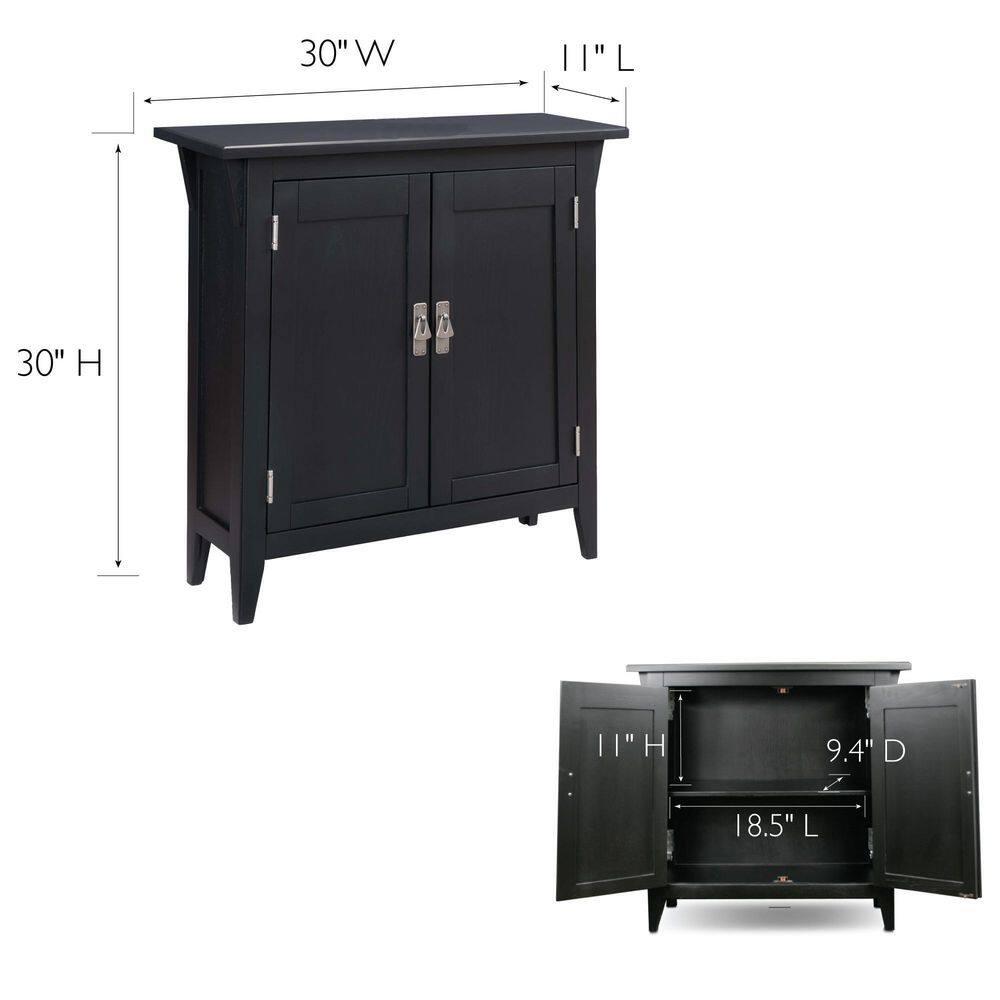 Mission Solid + Manufactured Wood Foyer Hall Cabinet Stand