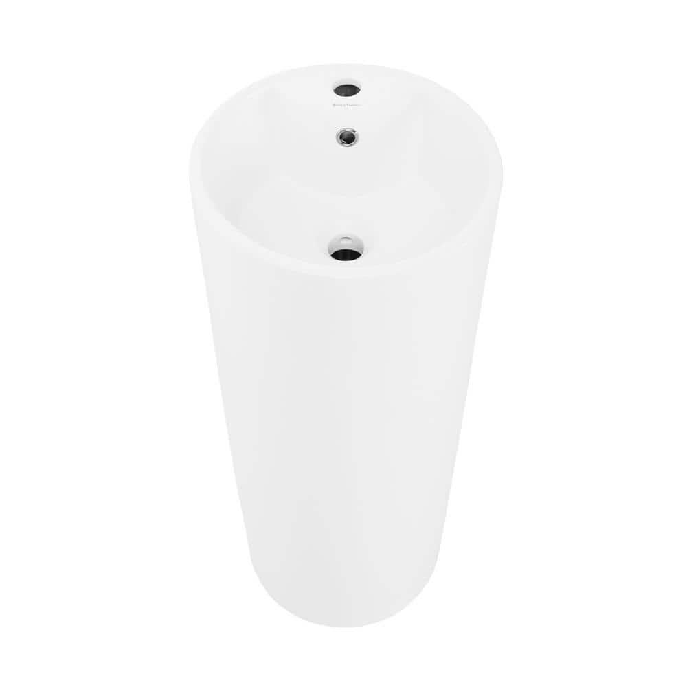 Monaco Circular Basin Pedestal Sink