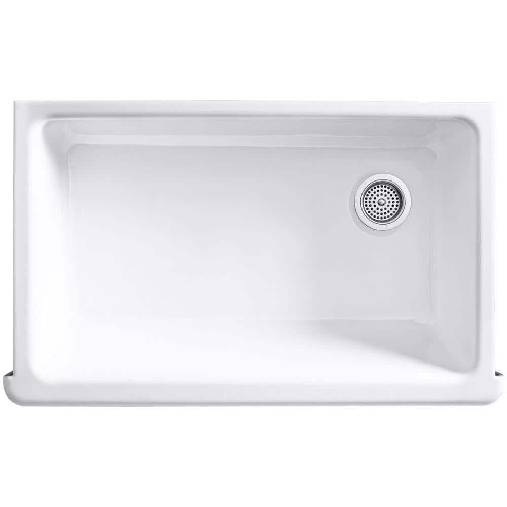 Whitehaven® Self-Trimming 36" L x 22" W Farmhouse Kitchen Sink