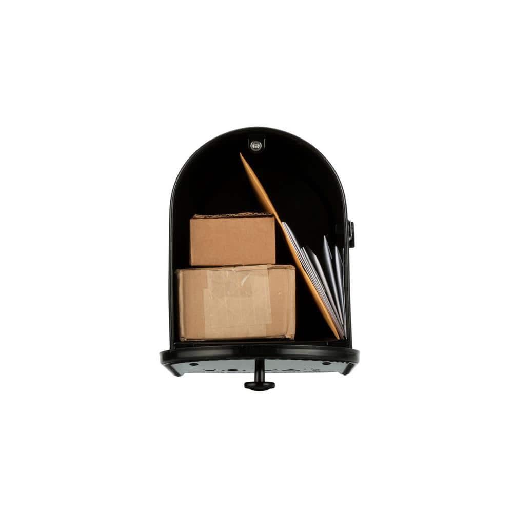 Architectural Mailboxes Edwards Post Mount Mailbox Black