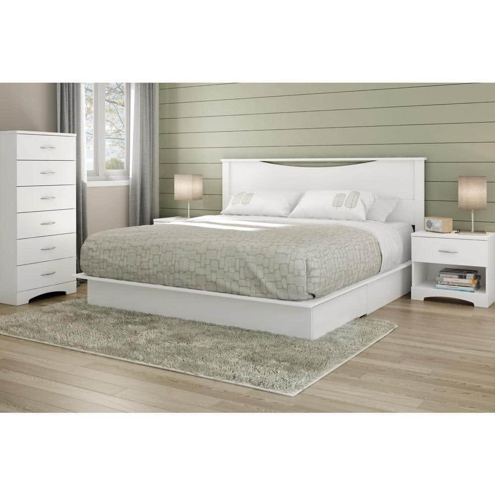 South Shore Step One, Contemporary Chest,  White