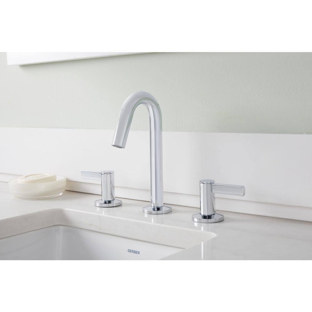 Amalfi Widespread Bathroom Faucet with Drain Assembly