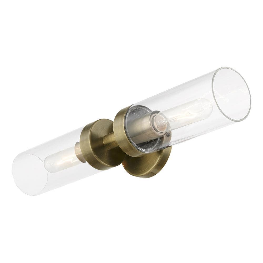 Livex Lighting Ludlow 2 - Light Vanity in  Antique Brass