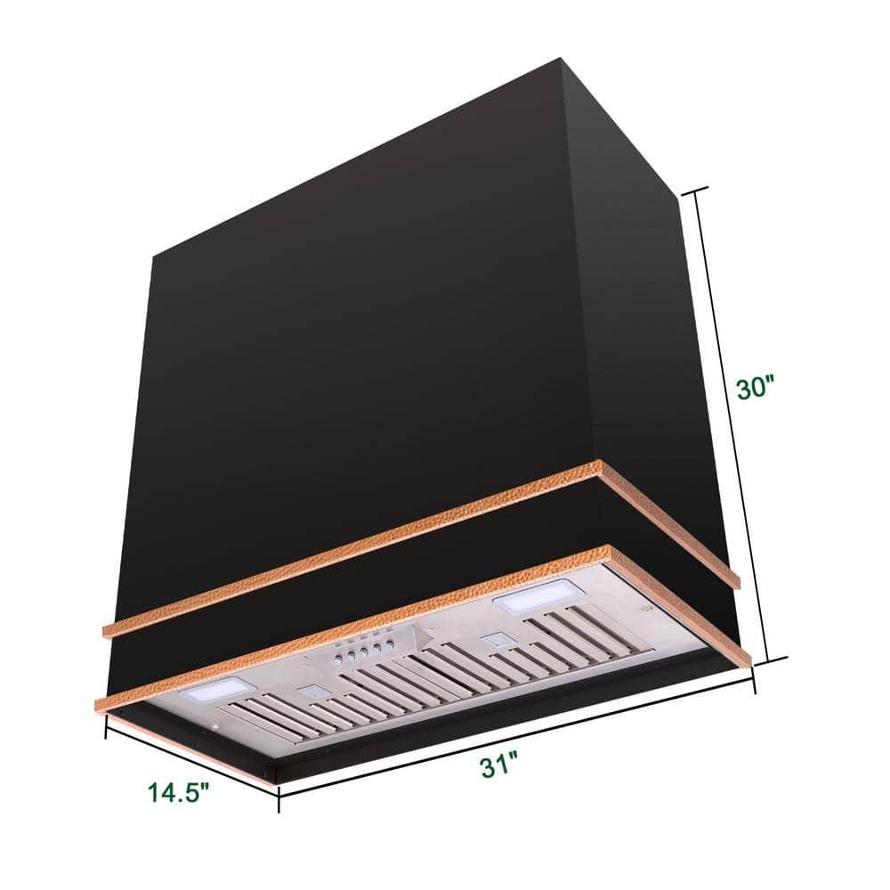 Akicon Akicon 30" Stainless Steel 600 CFM Ducted (Vented) Wall Mounted Required Range Hood