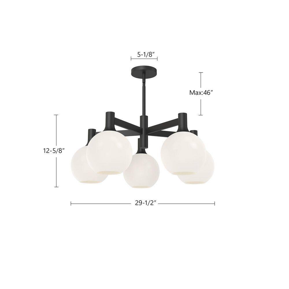 Alora Mood Castilla 5 - Light Globe Chandelier