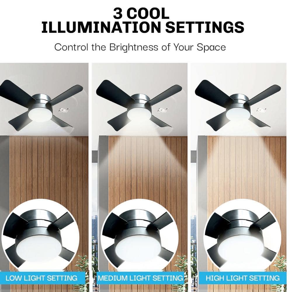 Bell + Howell Bell + Howell Socket Fan, Ceiling Fan With 1000 Lumens and Remote Control