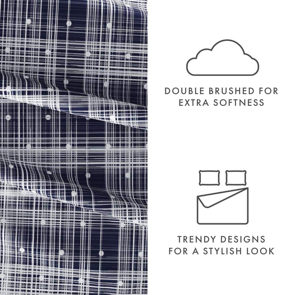 IEnjoy Home Simply Soft™ Polka Dots Microfiber Sheet Set & Reviews | Wayfair