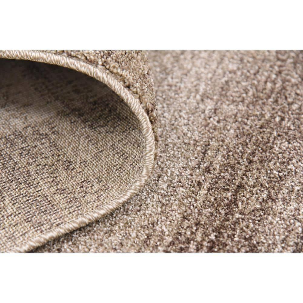Unique Loom Del Mar Collection Area Rug - Maria (9' x 12' Rectangle Light Brown/Ivory)