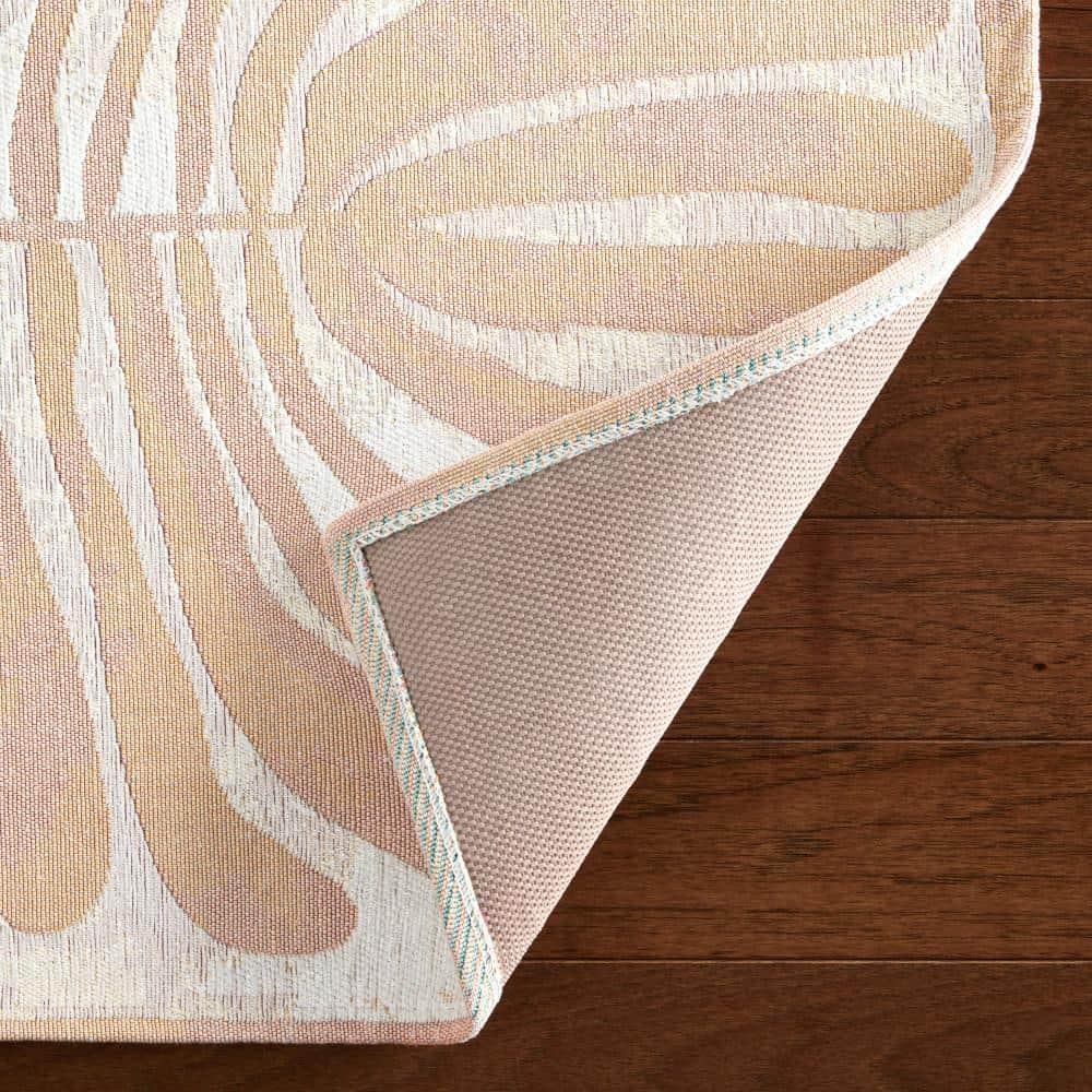 Town & Country Living TOWN & COUNTRY Luxe Livie Matisse Cutout Everwash Non-Slip Backing Washable Multi-Use Kitchen Mat