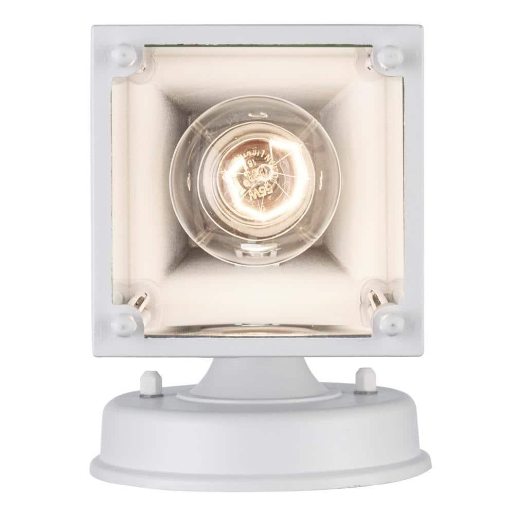 Trans Globe Lighting 40455 Purisima Mission 1 Light Lantern Outdoor Wall Sconce - White