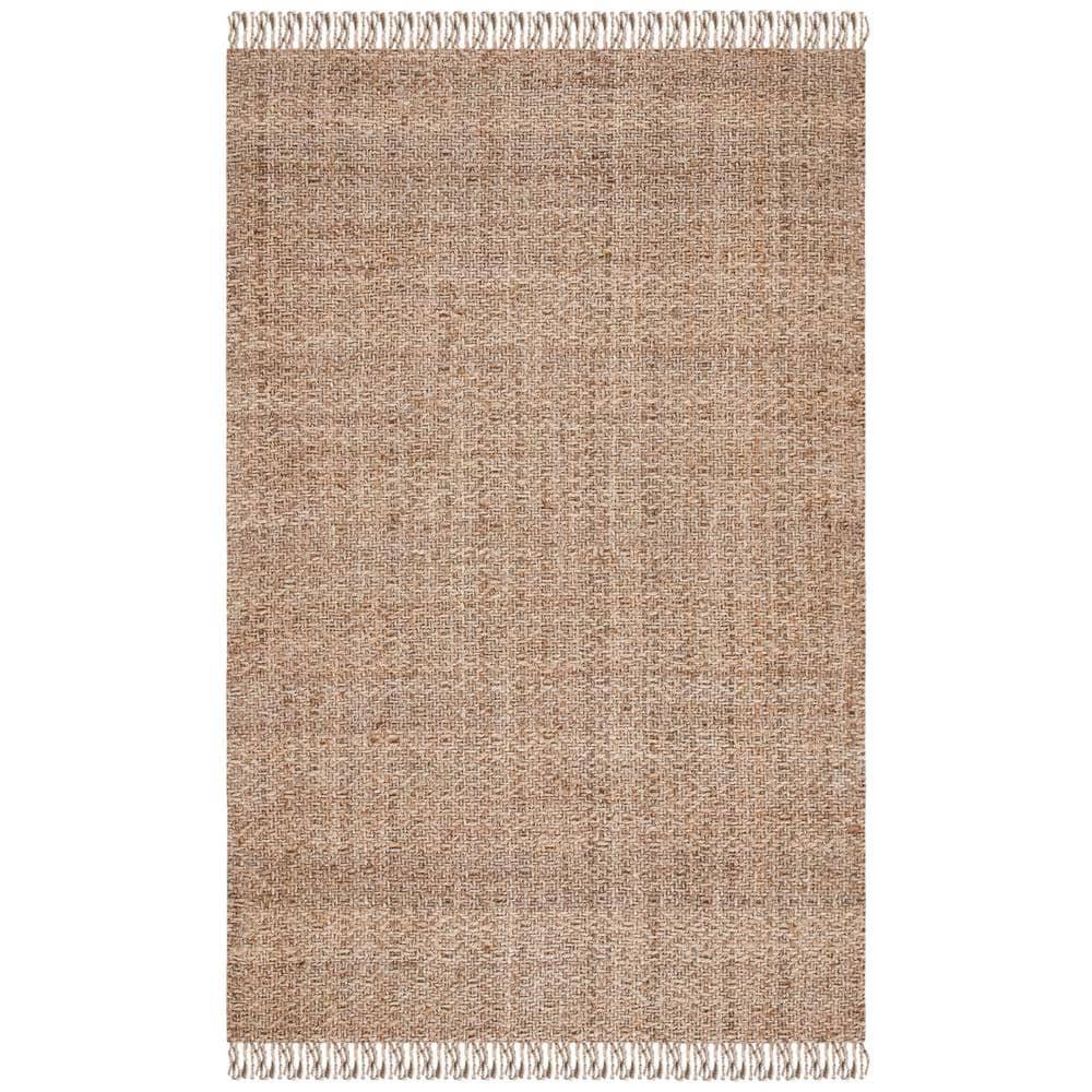 Natural Fiber NF821 Hand Woven Area Rug - Grey/Natural - 5'x8' - Safavieh.