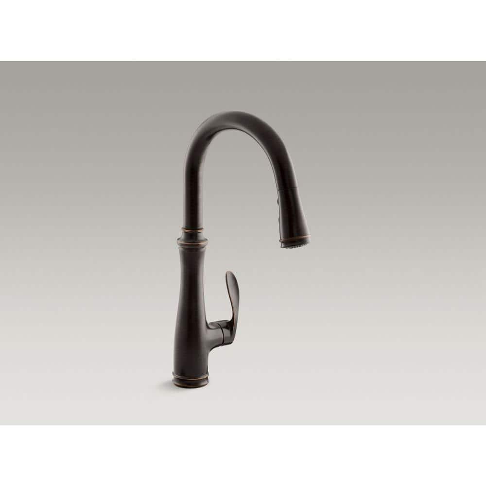 Bellera™ Pull Down Single Handle Kitchen Faucet with Handle and Supply Lines
