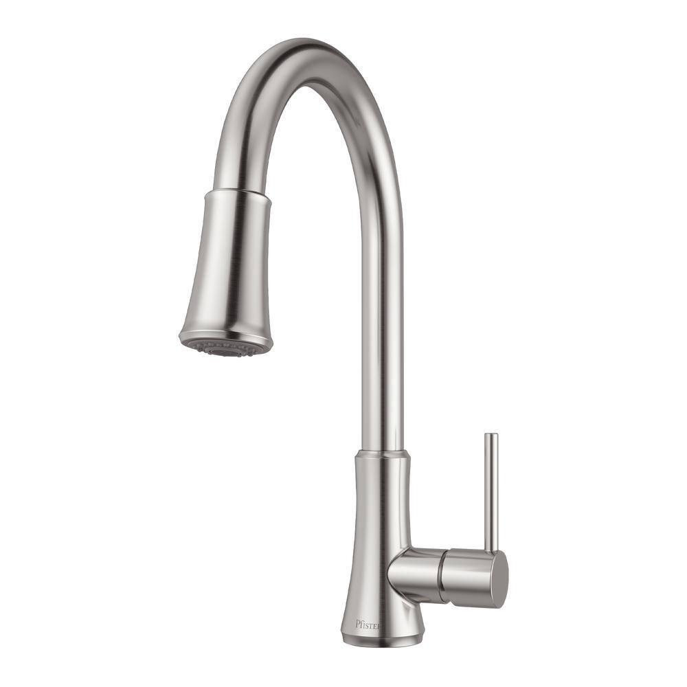 Parker Fireclay 34" Single Bowl Quick-Fit Farmhouse Workstation Kitchen Sink with Pfirst Faucet Kit
