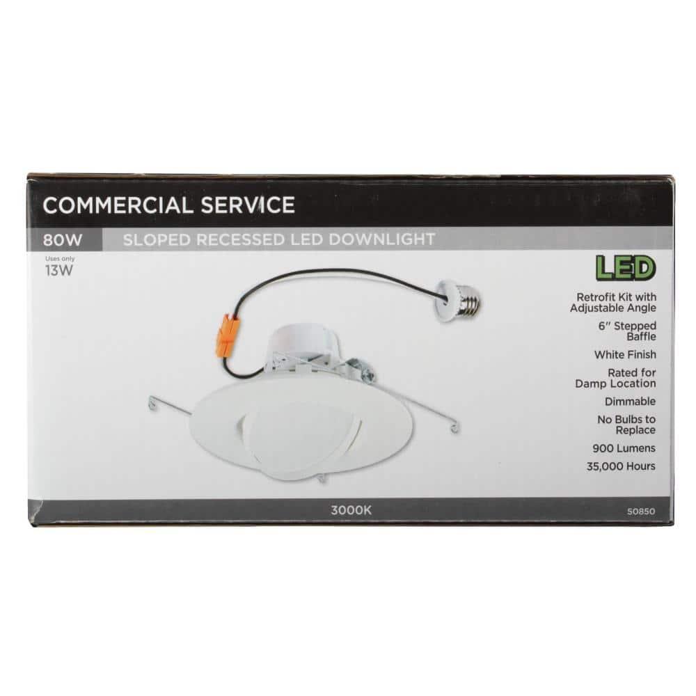 Air-Tight LED Retrofit Recessed Lighting Kit