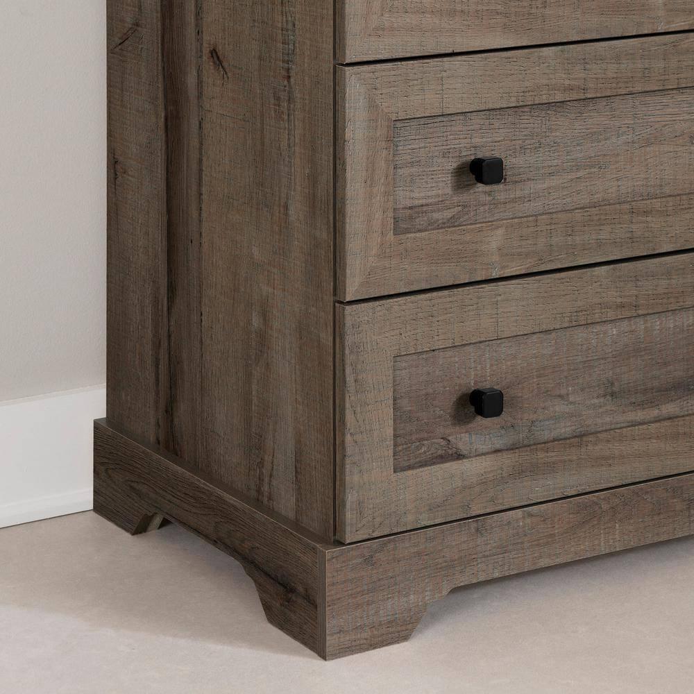 South Shore Hazen, Farmhouse Dresser, Brown
