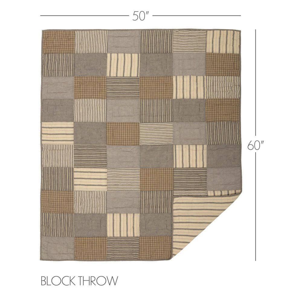 VHC Brands Sawyer Mill Handmade Throw Blanket
