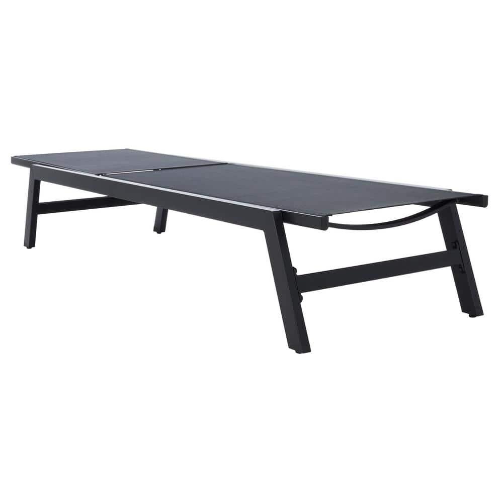 Fionne Sunlounger - Outdoor - PAT9038 - Black -Safavieh