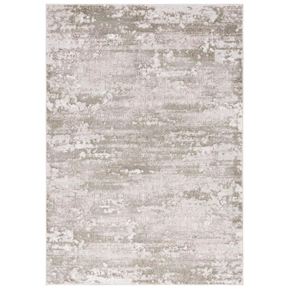 Meadow 500 MDW585 Power Loomed Indoor Area Rug - Beige/Sage - 9'x12' - Safavieh