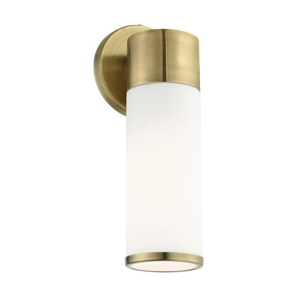 Livex Lighting Lindale 1 - Light Sconce in  Antique Brass