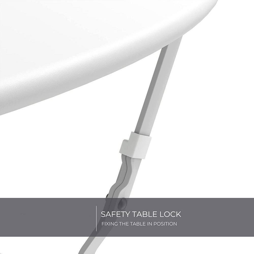 Simenmax Steel Patio Bistro Set, Folding Outdoor Patio Furniture Sets, 3 Piece Patio Set of Foldable Patio Table and Chairs