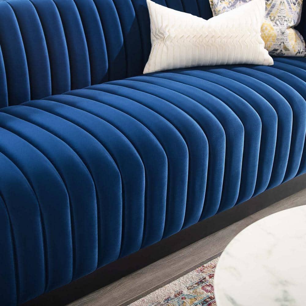 Modway Conjure Channel Tufted Velvet Sofa