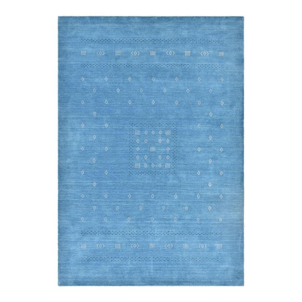 Cyrena Hand-Loomed Wool Rug - Sapphire / 10' x 14'