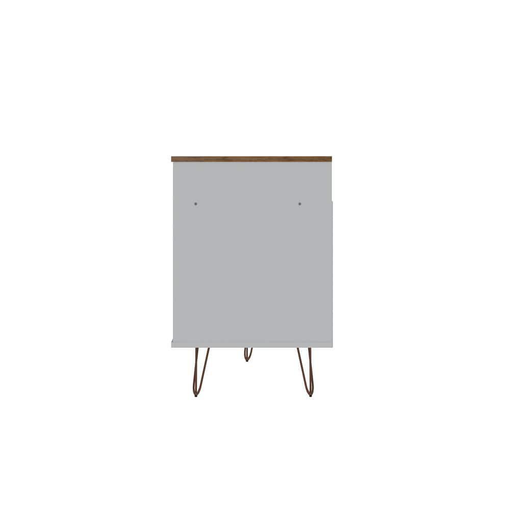 Rockefeller 62.99 TV Stand with Metal Legs and 2 Drawers