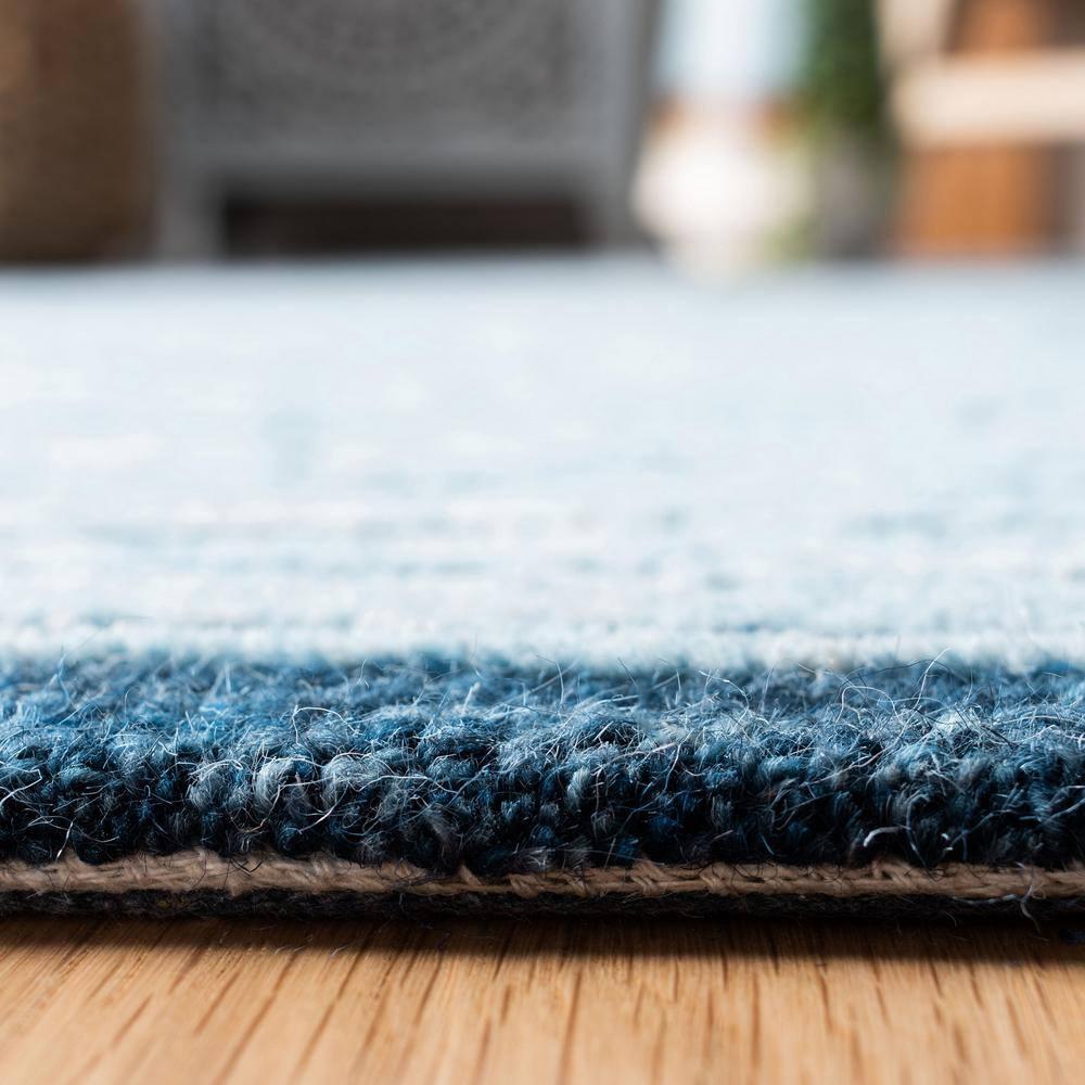 Capri CPR217 Hand Tufted Runner Rug - Navy - 2'3"x9' - Safavieh.