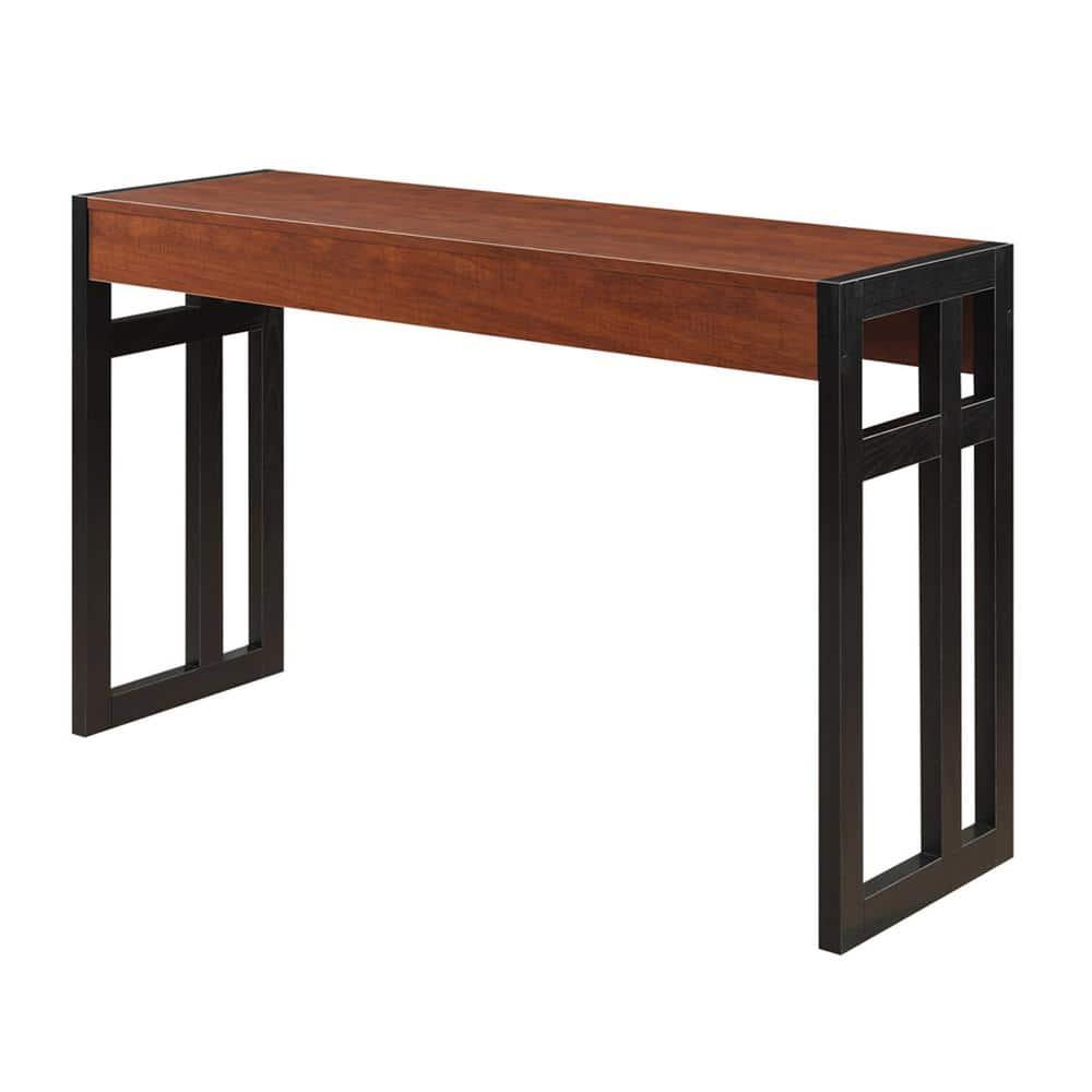 Convenience Concepts Monterey Console Table, Black/Cherry