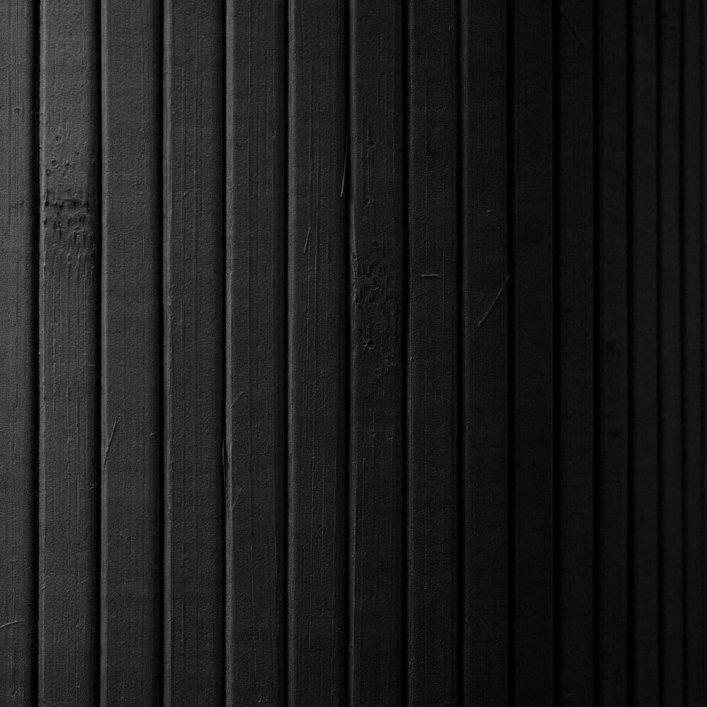 Red Lantern 6 ft. Tall Bamboo Wave Screen - Black