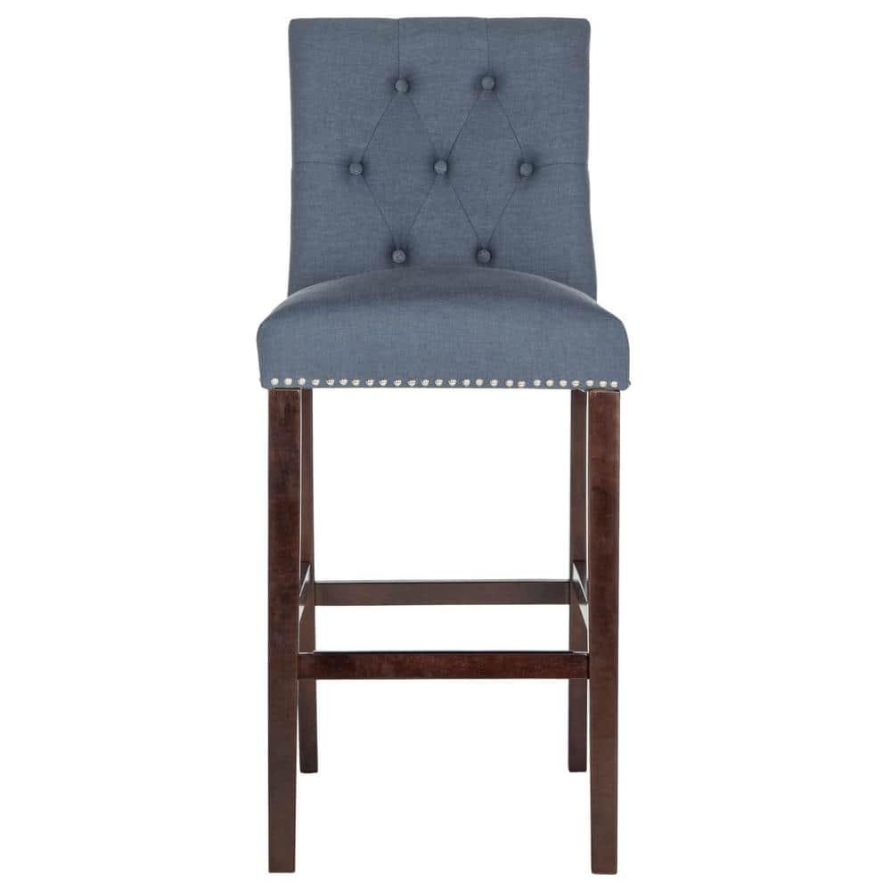 Norah Bar Stool (Set of 2) - FOX6210 - Navy - Safavieh Couture