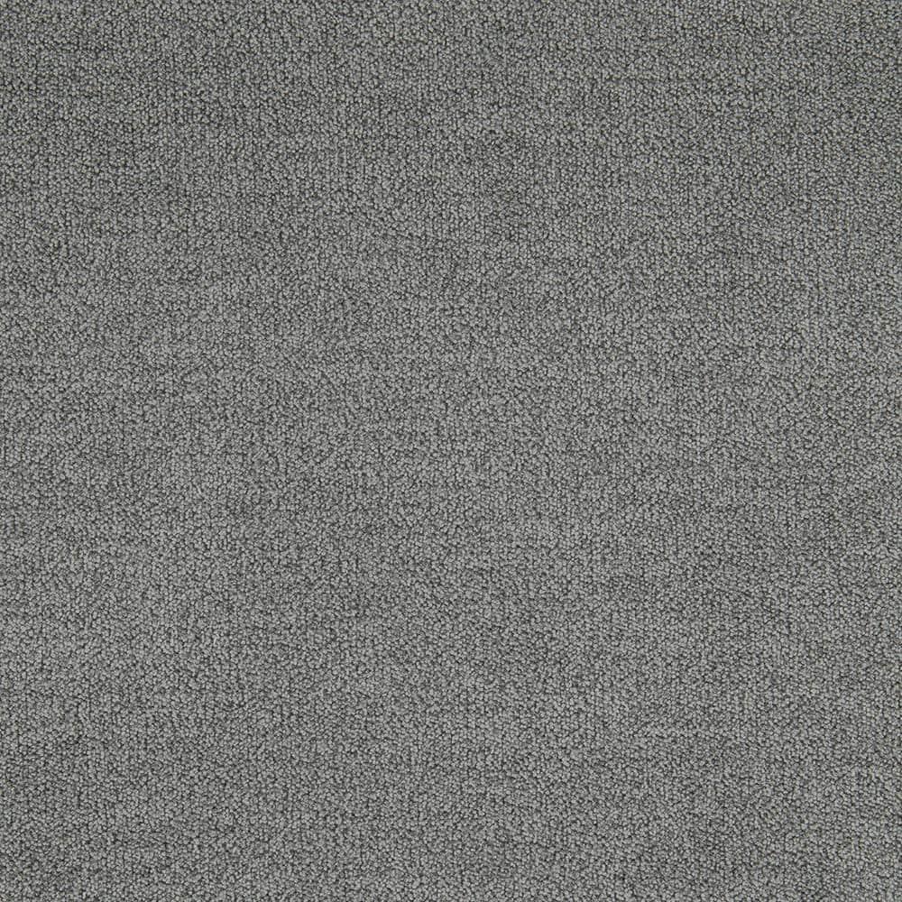 Lexicon Banks Fabric Upholstered Push Back Recliner in Gray Color