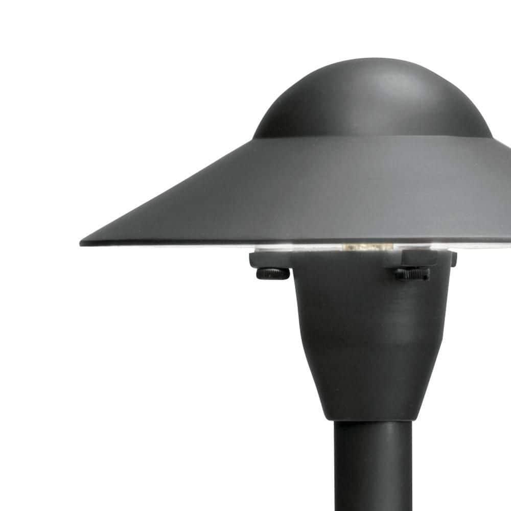 Kichler 21"H Dome Textured Black Dome Landscape Path Light