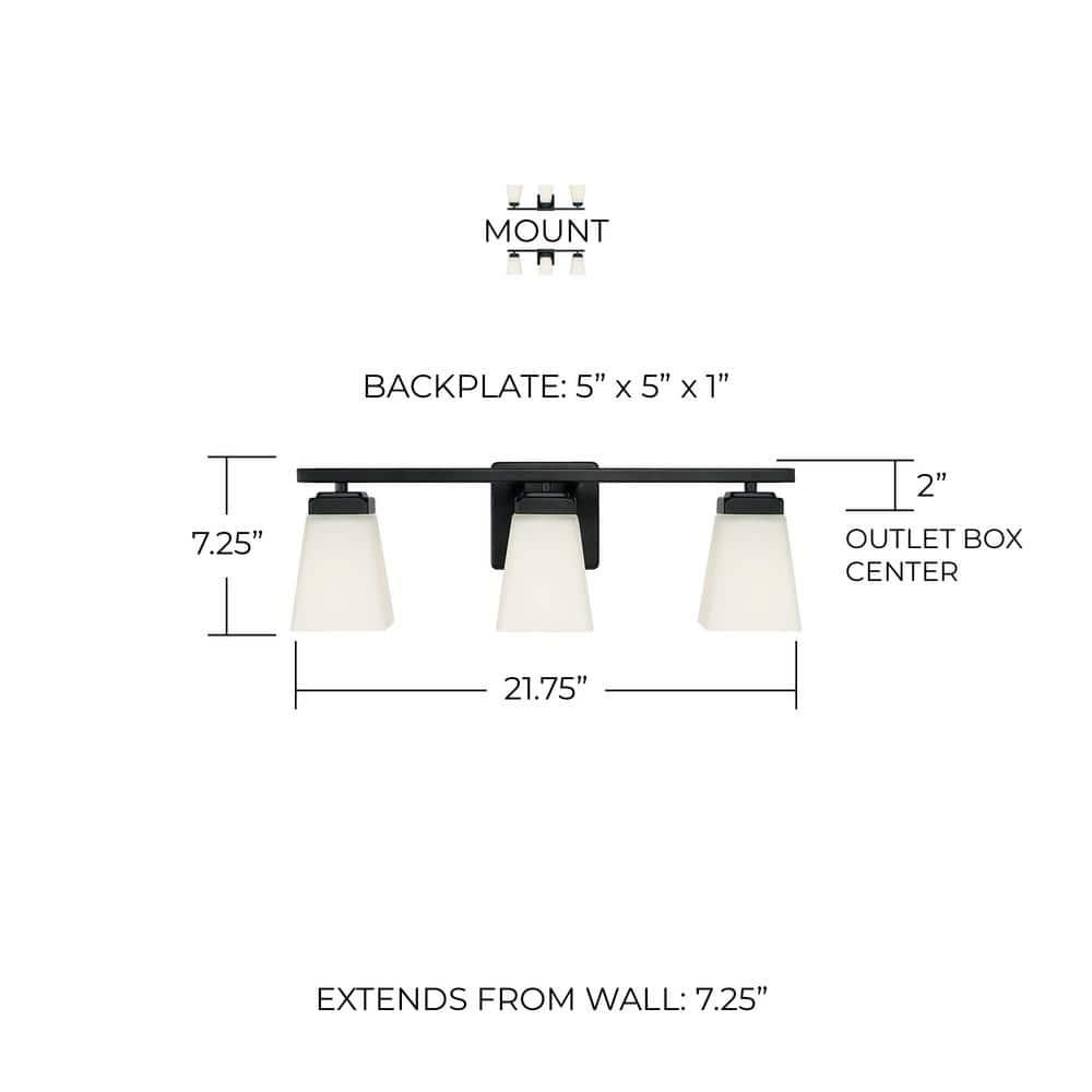 Red Barrel Studio® Sweeney 3 - Light Dimmable Vanity Light