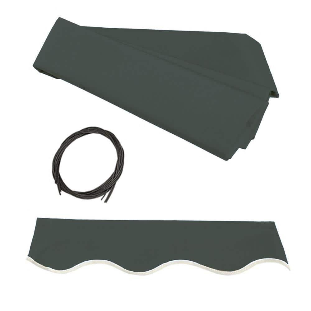 Semi-Cassette Motorized Patio Awning with LED Lights - Moroccan Collection
