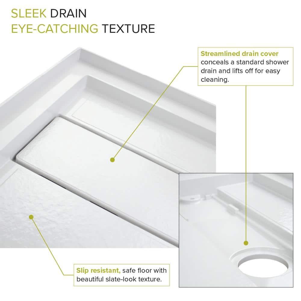 60'' W 32'' D Rectangular Single Shower Base