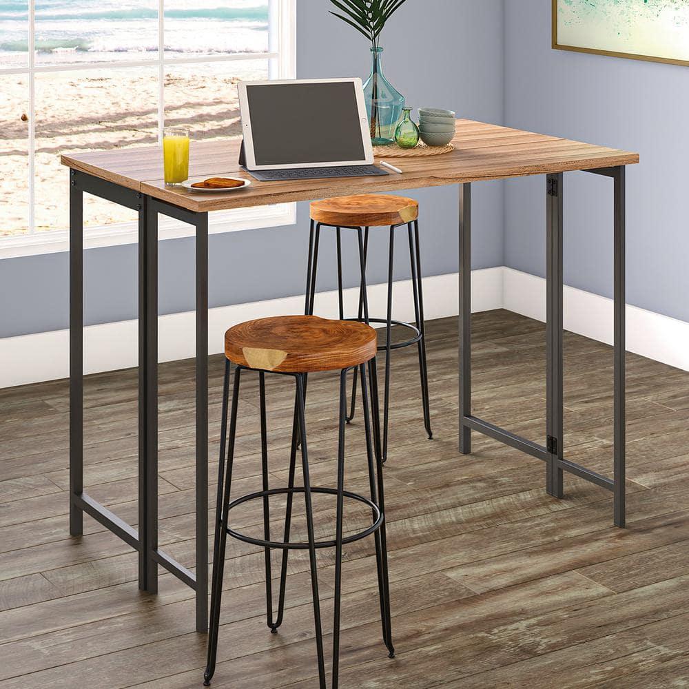 17 Stories Metal Base Dining Table