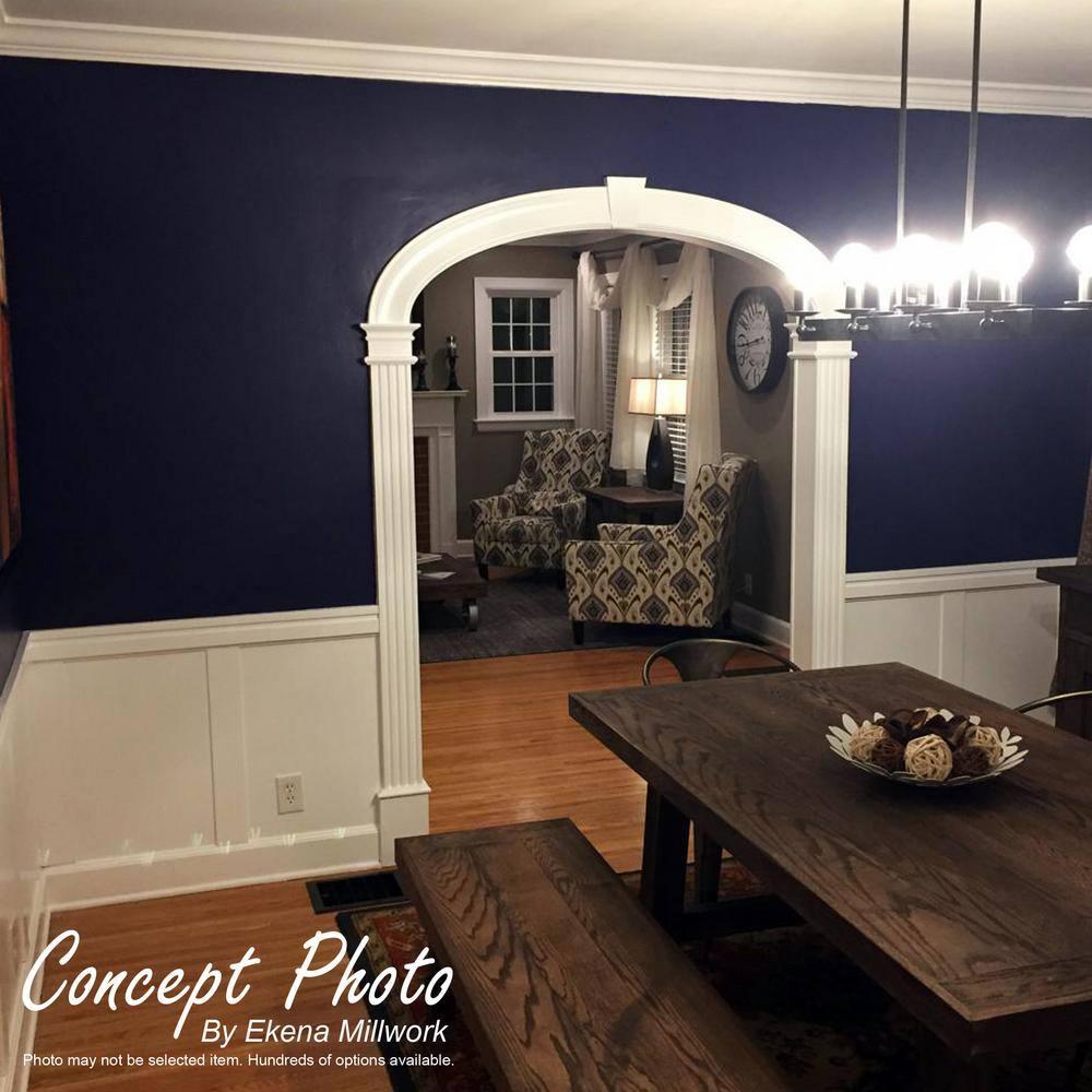 Ekena Millwork Endurathane Hillsborough Window & Door Casing, 2 5/8"H x 5/8"P x 94 1/2"L, Factory Primed