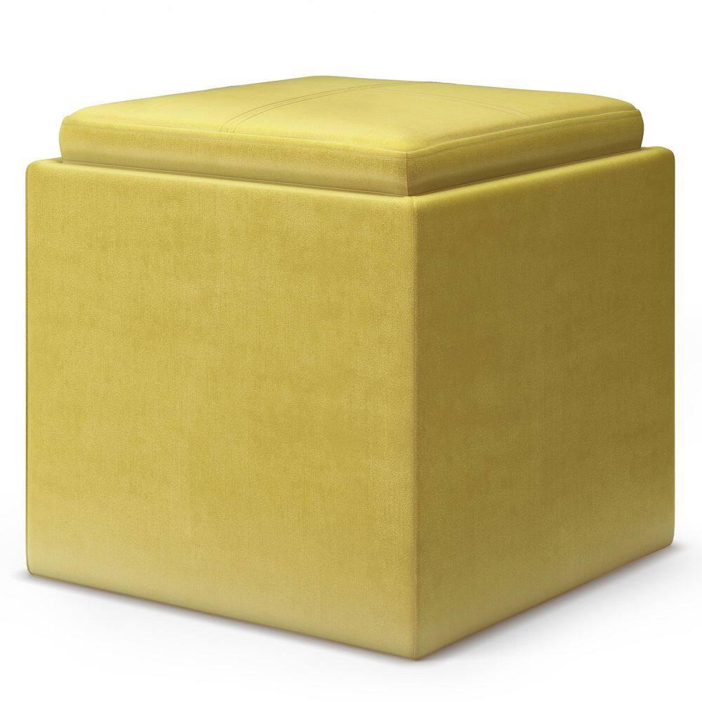 Rockwood Velvet Ottoman