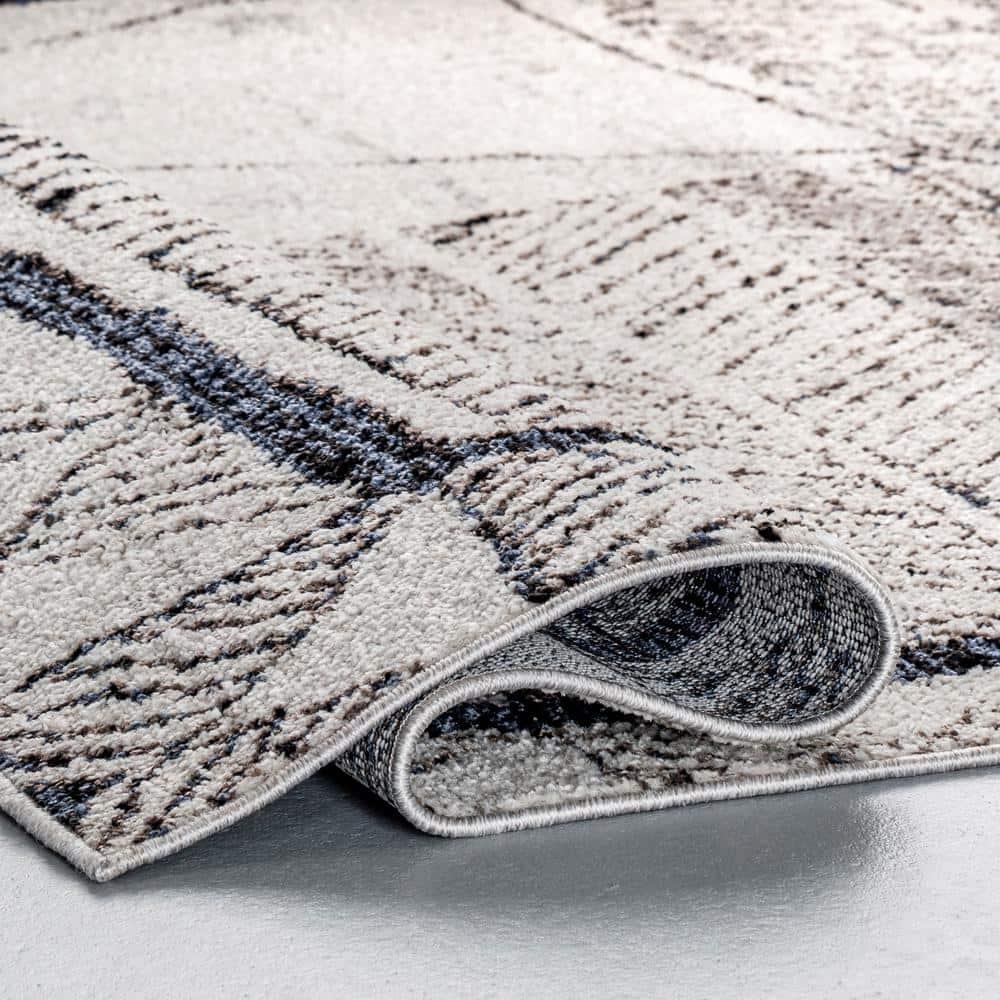 Nuloom Simone Global-Inspired Moroccan Cotton Blend Indoor Area Rug - Beige 5x7