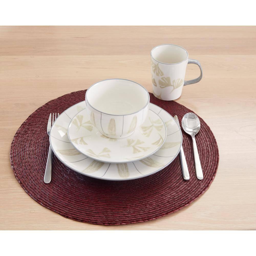 Baum Vaughn 16 Piece Stoneware Dinnerware Set - Service for 4