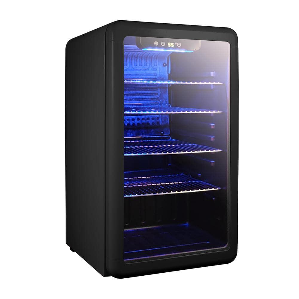 Magic Chef Magic Chef 17.5'' W 20 Cans (12 oz.) 3.4 Cubic Feet Beverage Cooler with Wine Storage and Glass Door