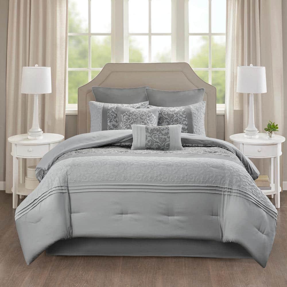 Ramsey Embroidered 8 Piece Comforter Set