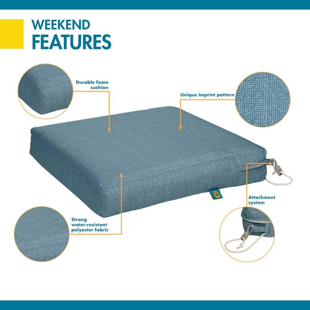 Weekend Outdoor 3'' Dining Chair Seat Cushion