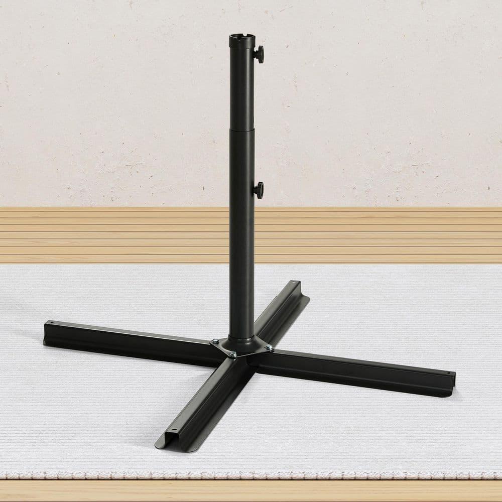 Westin Outdoor Heavy Duty Patio Umbrella Cross Brace Stand, Black