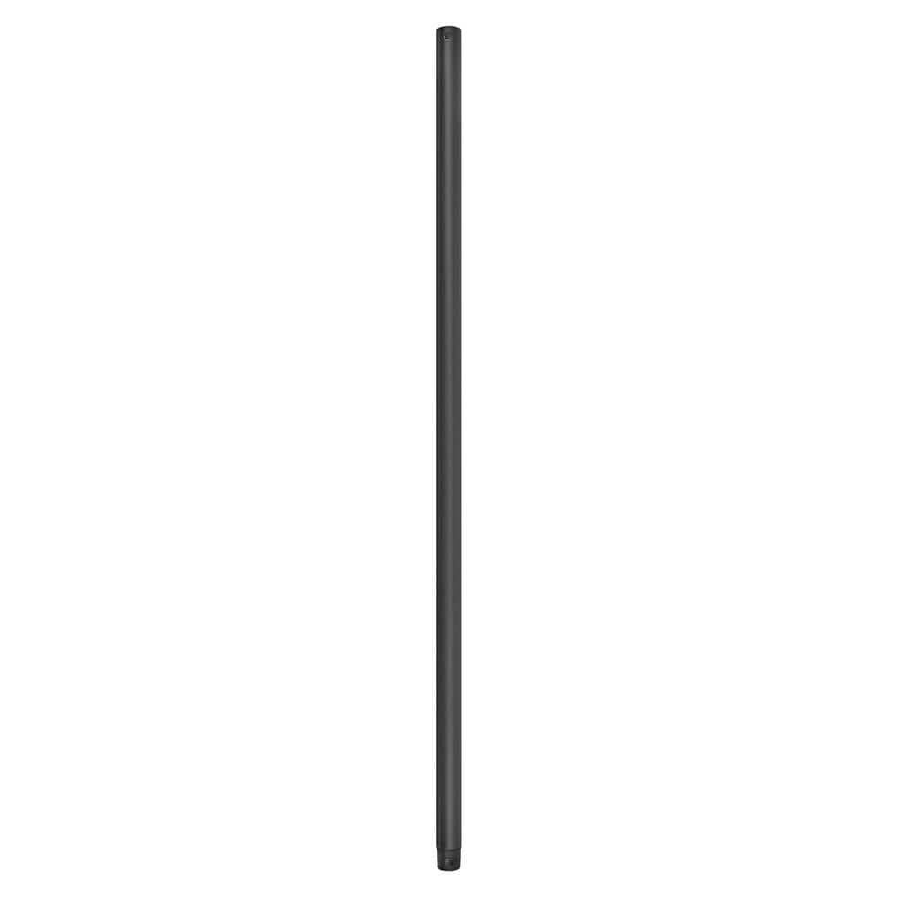 Matte Black 36-Inch Steel Ceiling Fan Downrod
